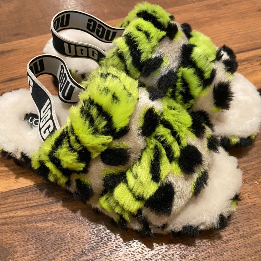 Ugg Fluff Yeah Shearling Slingbacks - image 1